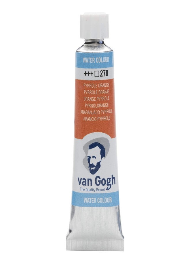 Van Gogh Watercolor Paint, 10ml Tube, Pyrrole Orange 278 - Image 1